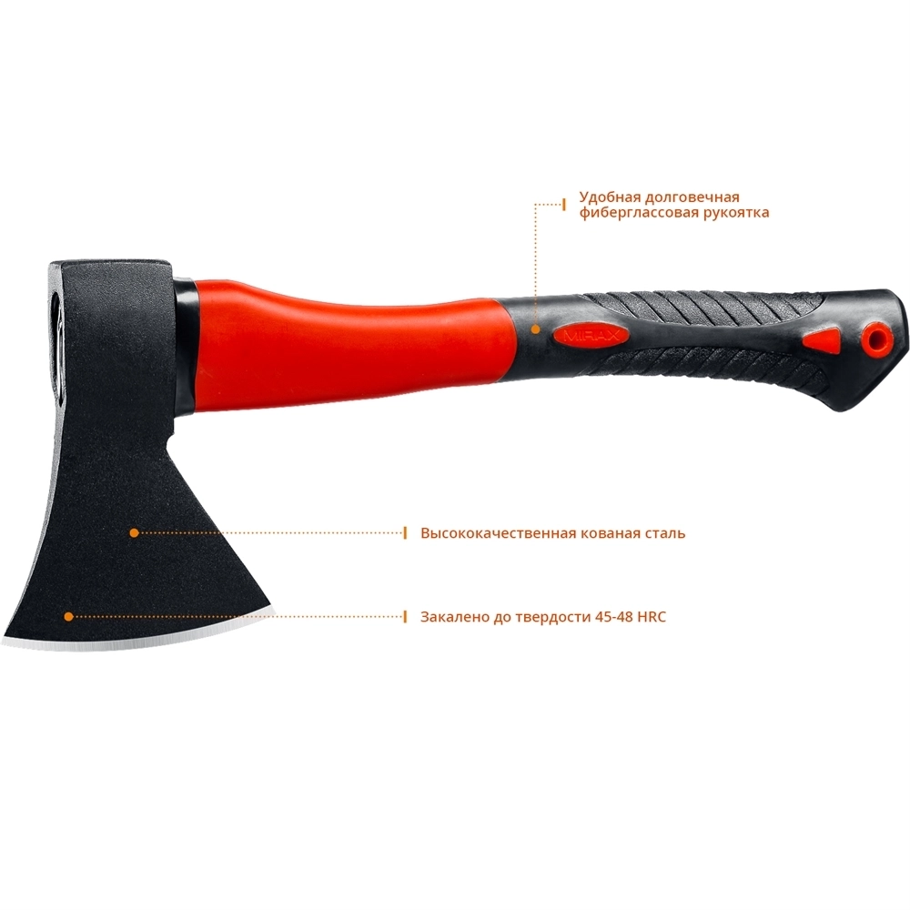 MIRAX  800/900 г, 360 мм, топор кованый (20601-08) 20601-08_z02