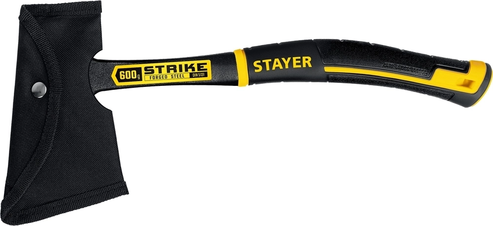 STAYER  STRIKE, 600/850 г, 330 мм, цельнометаллический топор, Professional (2065-06) 2065-06_z01