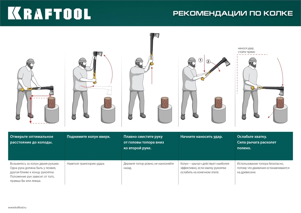 KRAFTOOL  X11, 1100/1400 г, в чехле, 450 мм, топор-колун (20660-11) 20660-11