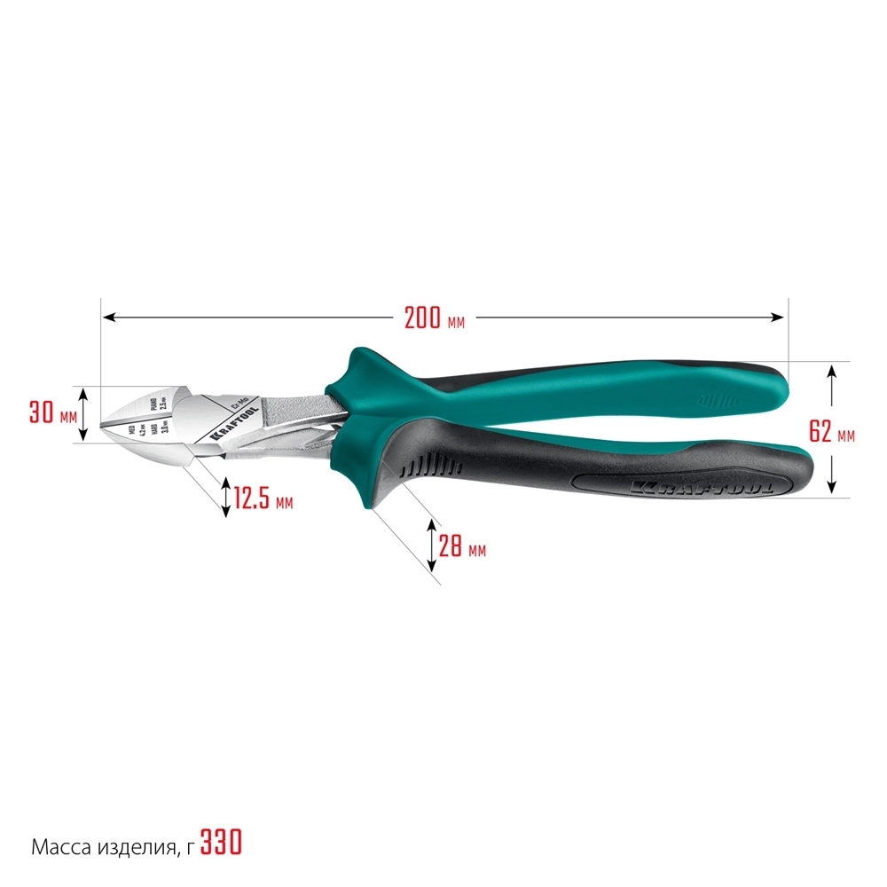 KRAFTOOL  KraftMax, 200 мм, бокорезы (22011-5-20) 22011-5-20_z01