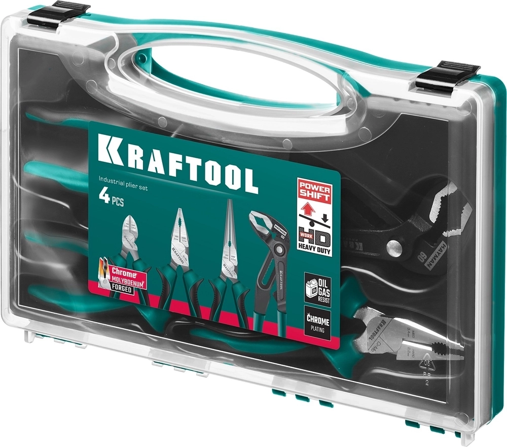 KRAFTOOL  4 предм., набор губцевого инструмента (22012) 22012