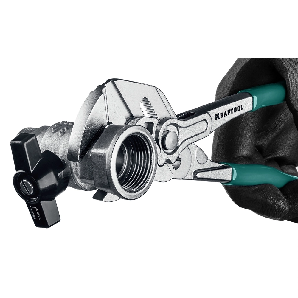 KRAFTOOL  Vise-Wrench, 250 мм, клещи переставные-гаечный ключ (22065) 22065