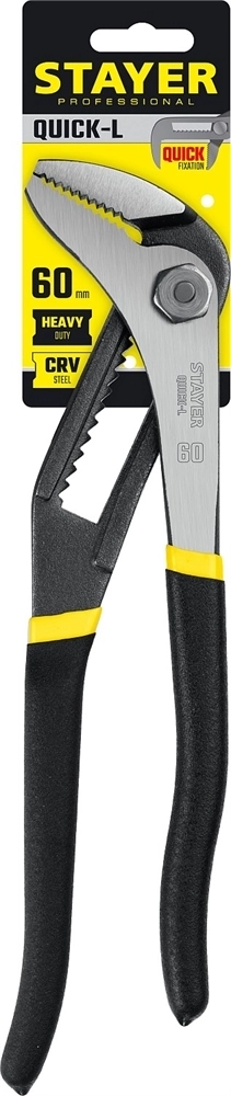 STAYER  Quick-L, 270 мм, переставные клещи, Professional (22370) 22370_z02