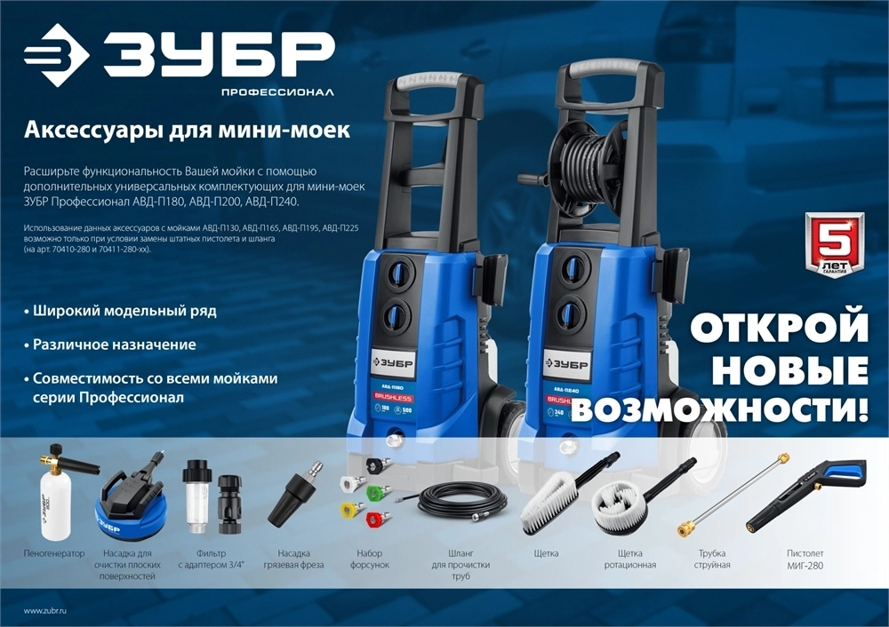 ЗУБР  для пистолета МИГ-280, угловая насадка (70408-280) 70408-280