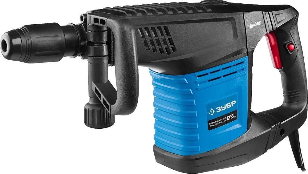 ЗУБР  25 Дж, 1500 Вт, АВТ, отбойный молоток SDS-Max, Профессионал (ЗММ-25-1500 ЭВК) ЗММ-25-1500 ЭВК