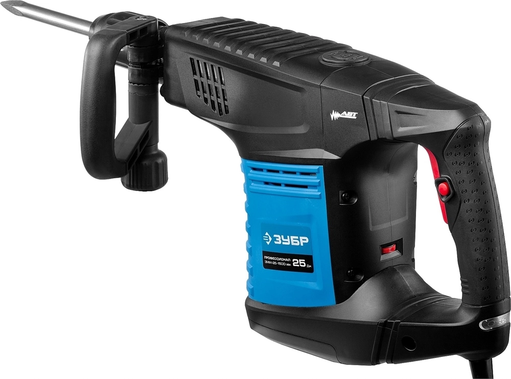 ЗУБР  25 Дж, 1500 Вт, АВТ, отбойный молоток SDS-Max, Профессионал (ЗММ-25-1500 ЭВК) ЗММ-25-1500 ЭВК