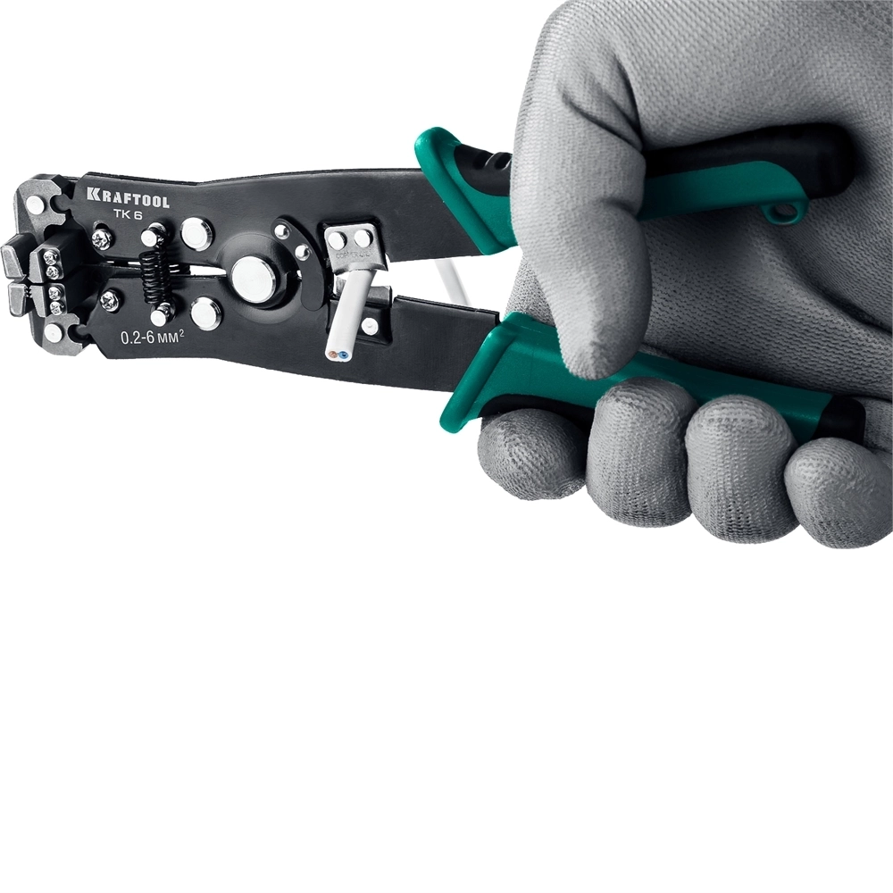 KRAFTOOL  TK-6, 0.2 - 6 мм2, автоматический стриппер (22635) 22635