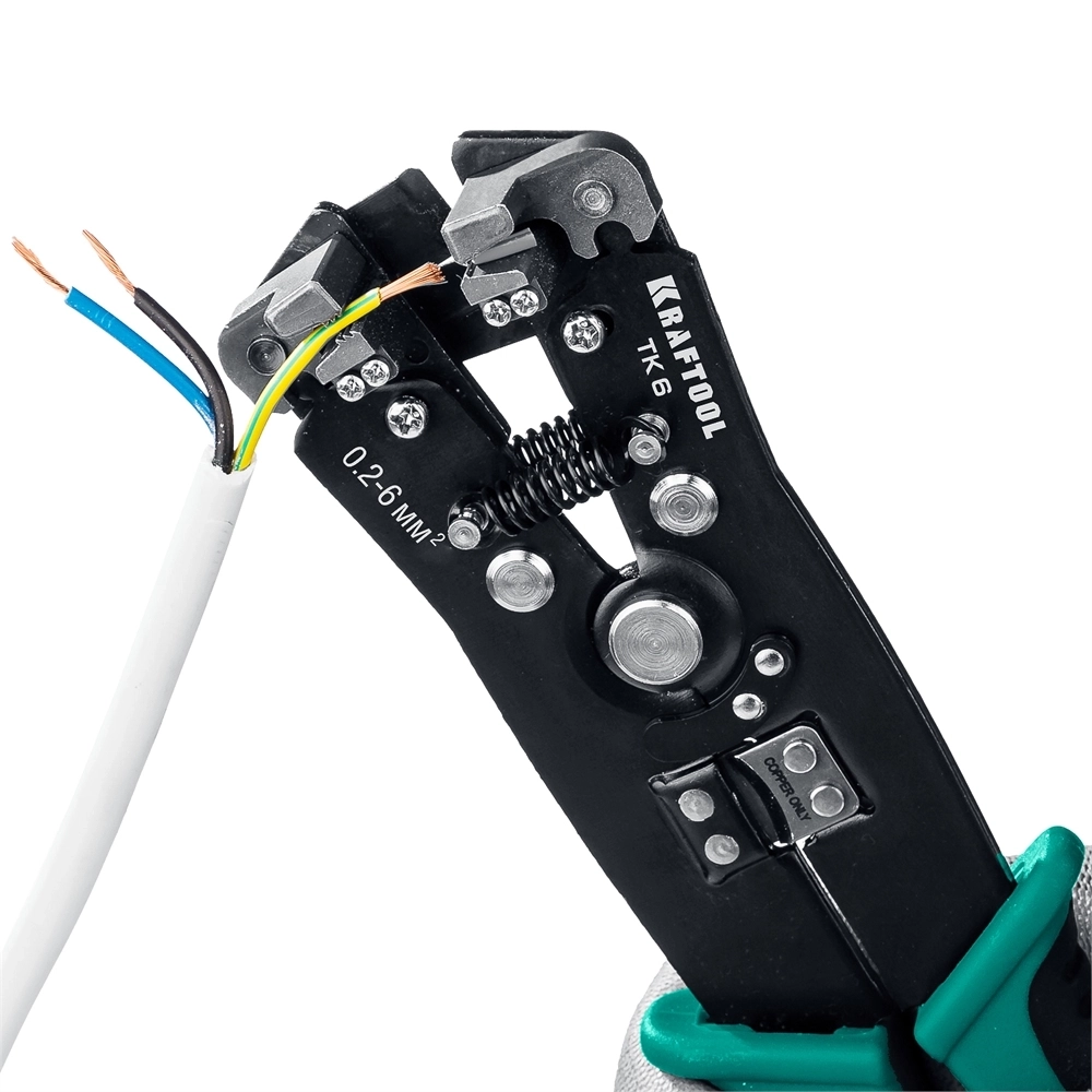 KRAFTOOL  TK-6, 0.2 - 6 мм2, автоматический стриппер (22635) 22635