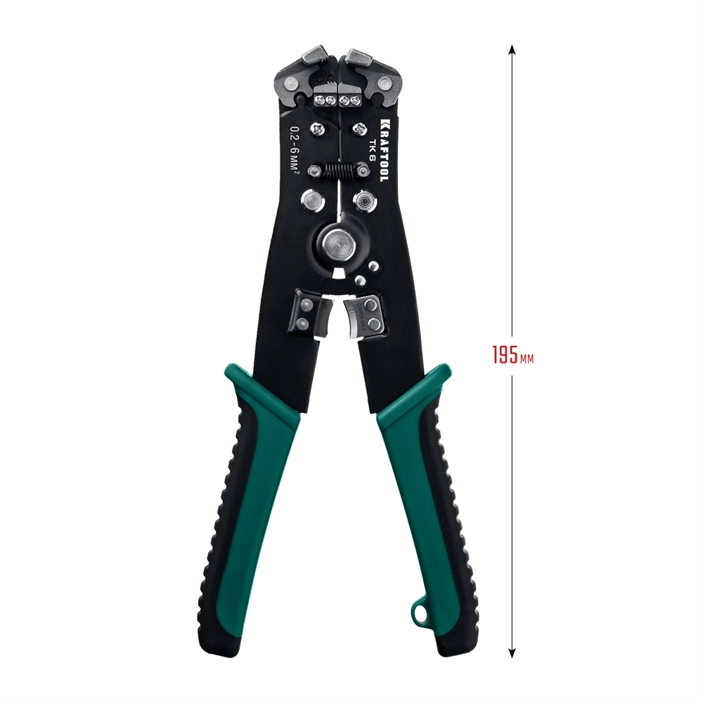 KRAFTOOL  TK-6, 0.2 - 6 мм2, автоматический стриппер (22635) 22635