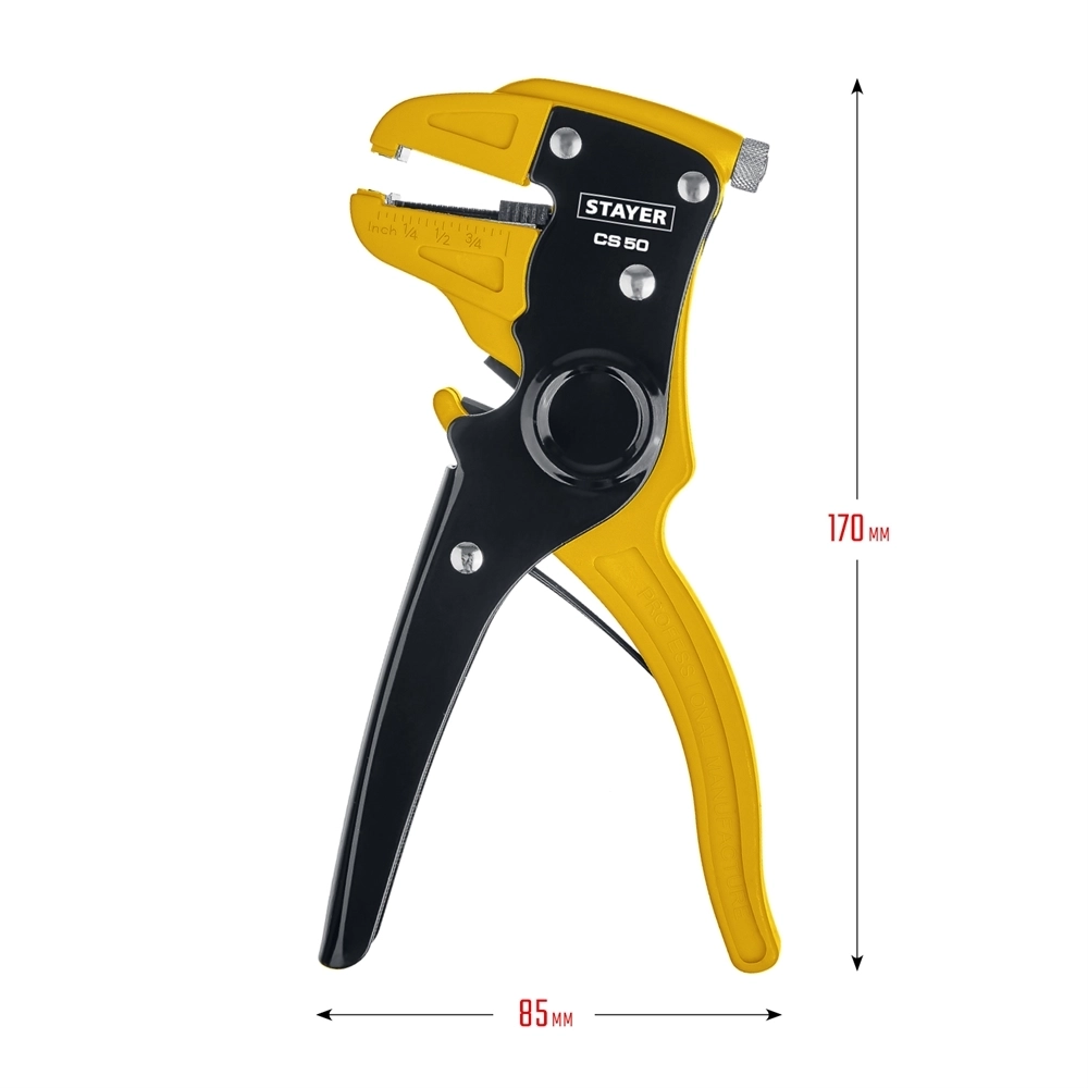 STAYER  CS-50, 0.2 - 6 мм2, автоматический стриппер, Professional (22636) 22636_z01