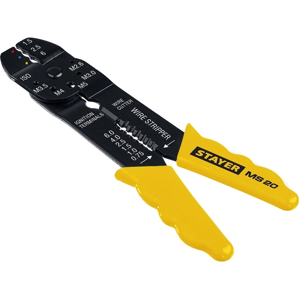 STAYER  MS-20, 0.75 - 6 мм2, многофункциональный стриппер, Professional (2265-21) 2265-21_z01
