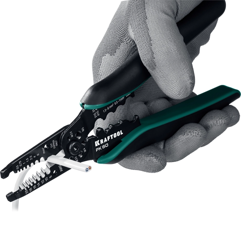 KRAFTOOL  PK-60, 0.5 - 6 мм2, многофункциональный стриппер (22658) 22658