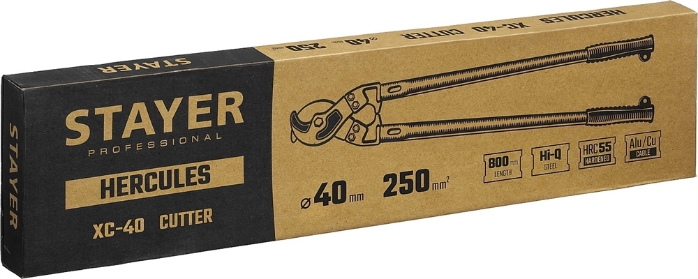 STAYER  Hercules XC-40, d 40 мм, кабелерез, Professional (2334-80_z02) 2334-80_z02
