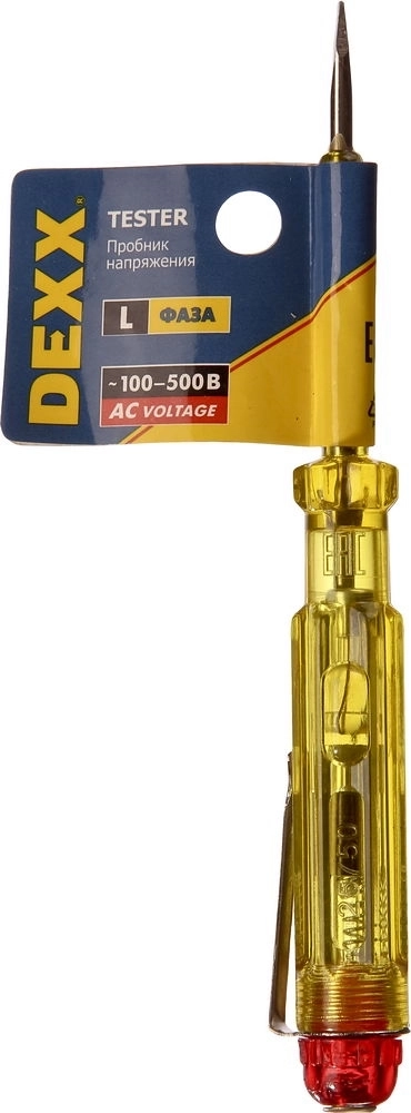 DEXX  100 - 500 В, 120 мм, электрический пробник (25750) 25750