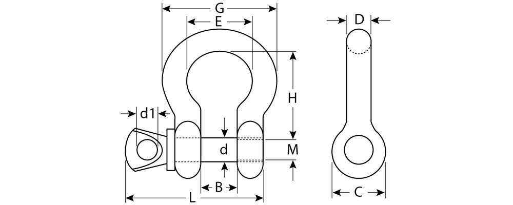 ЗУБР  1 3/8″ (34.9 мм), 1 шт, палец 38 мм, г/п 13.5 тн, цинк, омегообразная скоба, Профессионал (304525-35) 304525-35