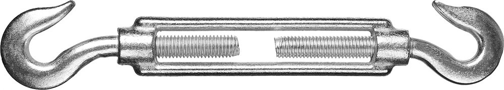 STAYER  DIN 1480, М16, 2 шт, талреп крюк-крюк (30525-16) 30525-16