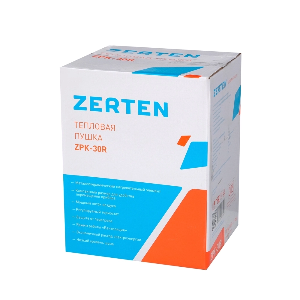 Электрическая тепловая пушка Zerten ZPK-30R oasis 2092