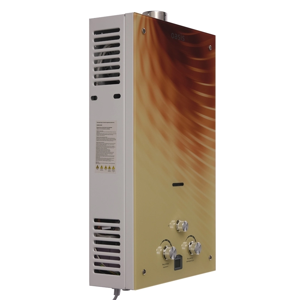Газовый проточный водонагреватель Oasis Turbo Glass BG/TUR oasis 58