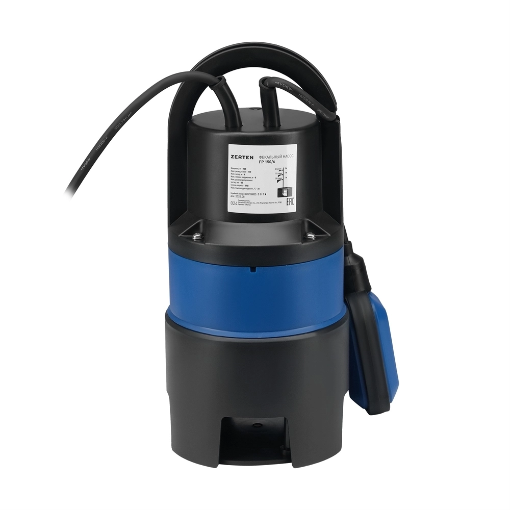 Фекальный насос Zerten FP-150/6 oasis 3193