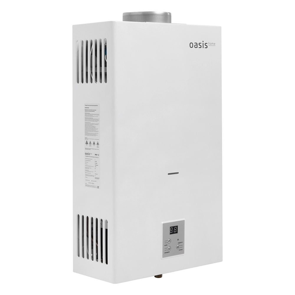 Газовый проточный водонагреватель Oasis Home MW-12 oasis 457