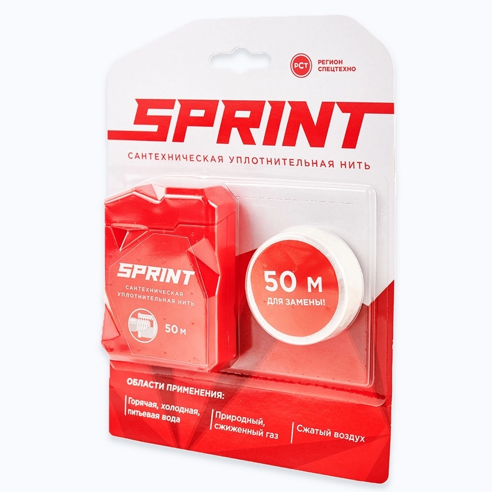 Сантехническая уплотнительная нить SPRINT 50м. + 50м. т тт000015853