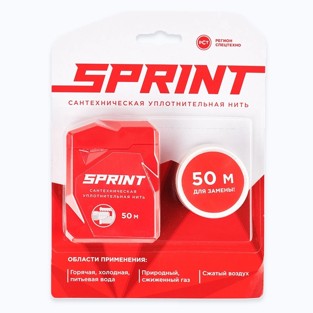 Сантехническая уплотнительная нить SPRINT 50м. + 50м. т тт000015853