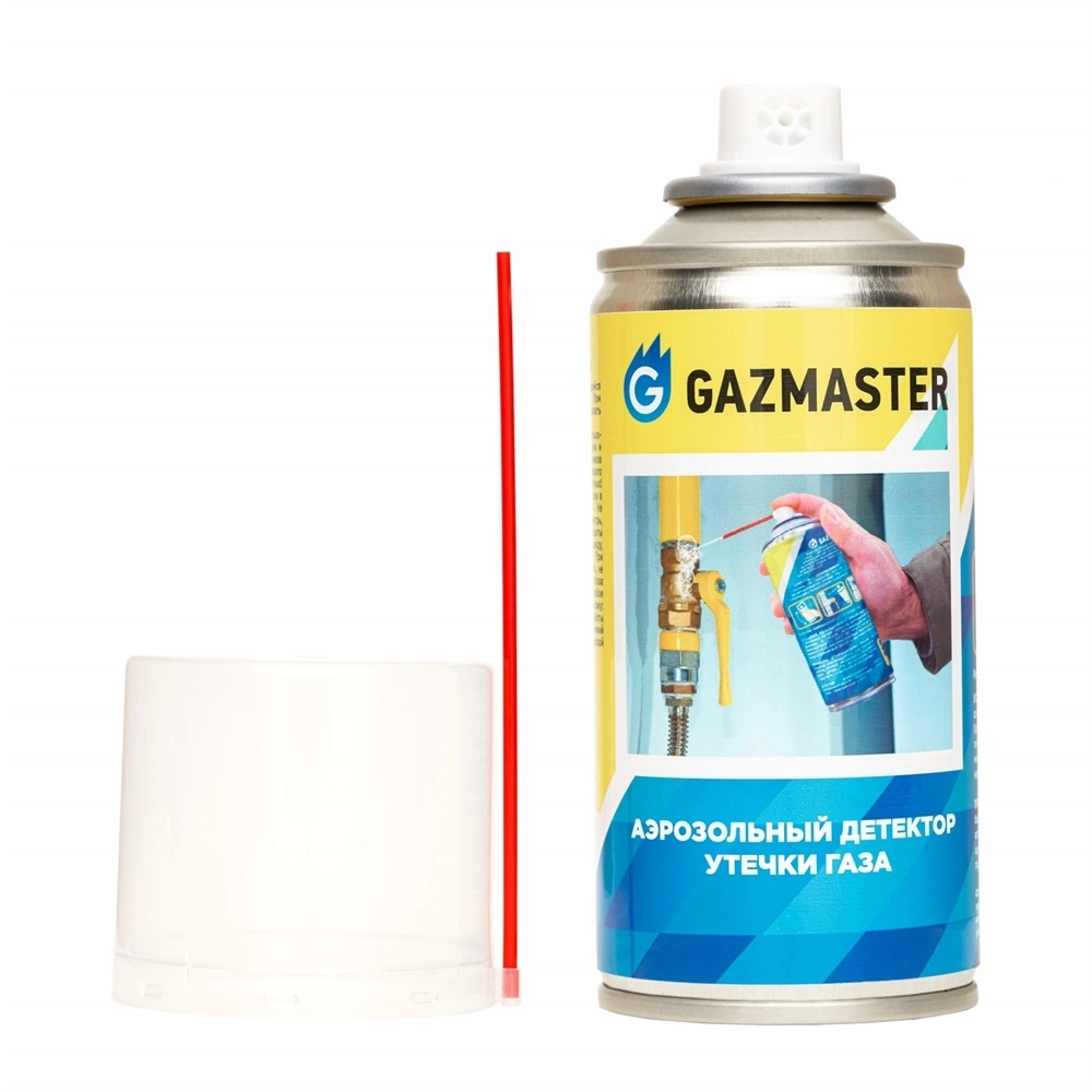 Детектор утечки газа Gazmaster, баллон 130мл. т тт000018673