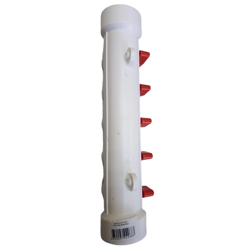 Коллектор MeerPlast 32х20 (4 вых.) с воздухоотводчиком красный т тт000014945
