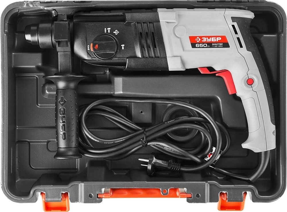 ЗУБР  22 мм, 650 Вт, перфоратор SDS Plus (П-22-650) П-22-650