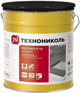 Мастика приклеивающая Технониколь №22 Вишера 20кг (ведро) GL 294150