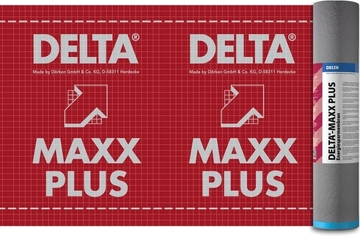 Мембрана антиконденсатная Delta-Maxx Plus с двумя зонами проклейки (75м2) GL 128164