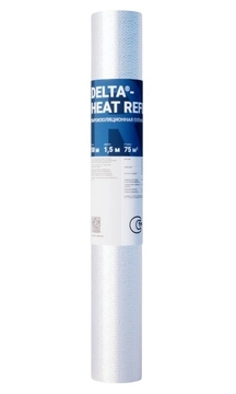 Пленка пароизоляционная Delta-Heat Reflex 180гр. с отражающим покрытием (75м2) GL 802390