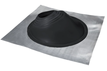 Проходной элемент (мастер флеш) угловой №3.1 (280-460мм) +185 EPDM (металлический неокрашенный фланец) темно-серый GL 517521