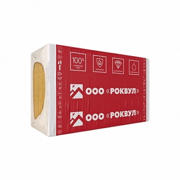 Утеплитель RockWool Венти Баттс Д 1000х600х100 (6шт/пач. 3,60м2, 0,36м3, 16пач/пал) GL 234223