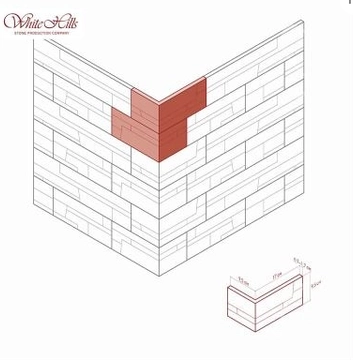 Угловой элемент White Hills Хайлэнд 295-45 без шва GL 383676