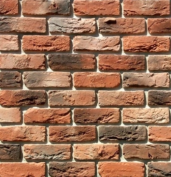 Рядовая плитка White Hills Design Бремен брик, тычок 306-51 с расшивкой 1,2 см GL 385129