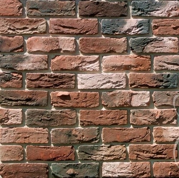 Рядовая плитка White Hills Бремен брик, тычок 306-71 с расшивкой 1,2 см GL 381678