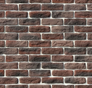 Рядовая плитка White Hills Брюгге брик 316-40 с расшивкой 1,2 см GL 381734