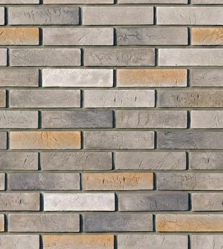 Рядовая плитка White Hills Терамо брик 350-80 с расшивкой 1,2 см GL 381885