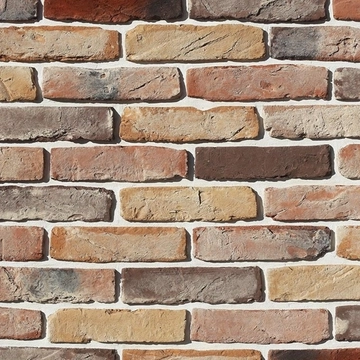 Рядовая плитка White Hills Design Тироль брик, тычок 393-91 с расшивкой 1,2 см GL 382095