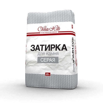 Затирка цементная для тротуарной плитки White Hills серая (25кг) GL 384137