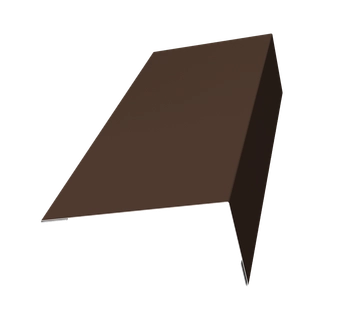 Наличник оконный HAUBERK 0,45 ПЭ с пленкой RAL 8017 шоколад (1,25) GL 393991