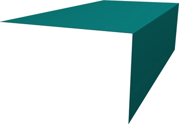 Планка околооконная фальц Grand Line 0,45 ПЭ с пленкой RAL 5021 водная синь (2м) GL 609161