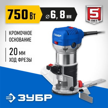 ЗУБР  750 Вт, кромочный фрезер, Профессионал (ФПК-750) ФПК-750