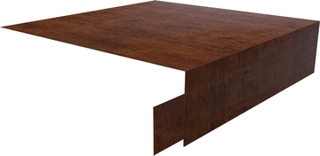 Планка околооконная сложная Экобрус 200х50х25 Grand Line 0,45 Принт Премиум Бразильская вишня Фреш TwinColor (2м) GL 556522