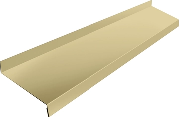 Отлив простой 150 Grand Line 0,4 ПЭ с пленкой RAL 1014 слоновая кость (3м) GL 525090