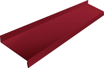 Отлив простой 150 Grand Line 0,45 ПЭ с пленкой RAL 3003 рубиново-красный (3м) GL 525240