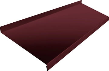 Отлив простой 200 Grand Line 0,45 Drap RAL 3005 красное вино (2м) GL 525525
