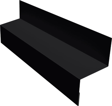 Отлив межэтажный 35 Grand Line 0,45 Drap ТХ RAL 9005 черный (3м) GL 526376