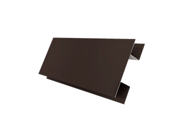 Планка H-образная Экобрус Grand Line 0,5 Drap RR 32 темно-коричневый (3м) GL 707372